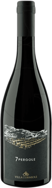 Free Shipping | Red wine Villa Corniole 7 Pergole D.O.C. Teroldego Rotaliano Trentino Italy Teroldego 75 cl