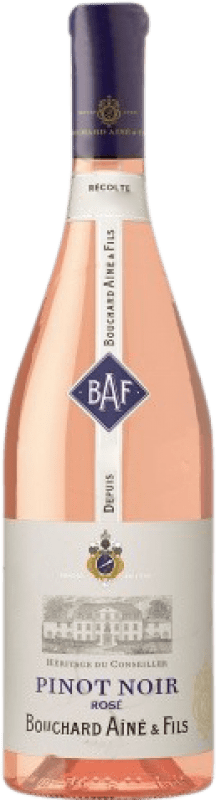 Free Shipping | Rosé wine Bouchard Ainé Grand Conseiller Rosé Young A.O.C. Bourgogne Burgundy France Pinot Black 75 cl