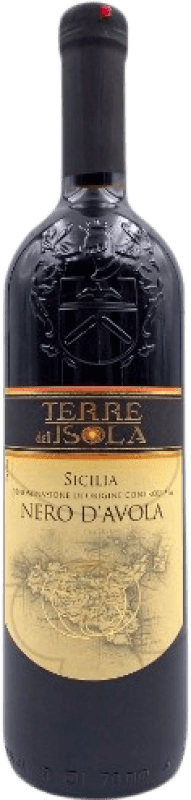 Бесплатная доставка | Красное вино Terre dell'Isola молодое D.O.C. Sicilia Сицилия Италия Nero d'Avola 75 cl