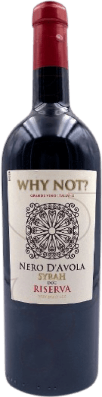 11,95 € | Red wine Wines Co Why Not? Aged D.O.C. Sicilia Sicily Italy Syrah, Nero d'Avola 75 cl