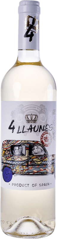 5,95 € | Белое вино Family Owned 4 Llaunes Blanc Молодой Levante Испания 75 cl