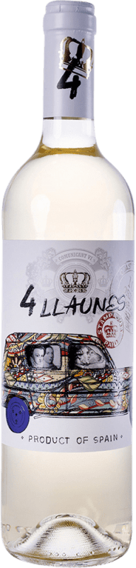 8,95 € Spedizione Gratuita | Vino Bianco Family Owned 4 Llaunes Giovane
