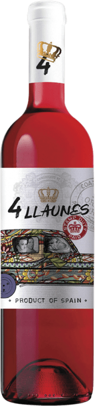 6,95 € | 玫瑰酒 Family Owned 4 Llaunes Rose 年轻的 Levante 西班牙 75 cl