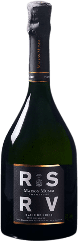 91,95 € | Белое игристое G.H. Mumm RSRV Blanc de Noirs Grand Cru A.O.C. Champagne шампанское Франция Pinot Black 75 cl