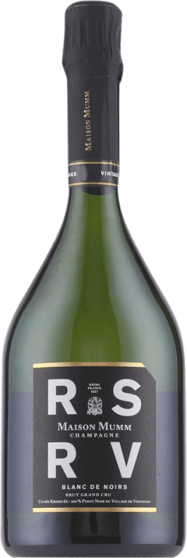 118,95 € Бесплатная доставка | Белое игристое G.H. Mumm RSRV Blanc de Noirs Grand Cru A.O.C. Champagne