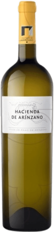 Kostenloser Versand | Weißwein Arínzano Hacienda Blanco D.O.P. Vino de Pago Señorío de Arínzano Navarra Spanien Chardonnay Magnum-Flasche 1,5 L