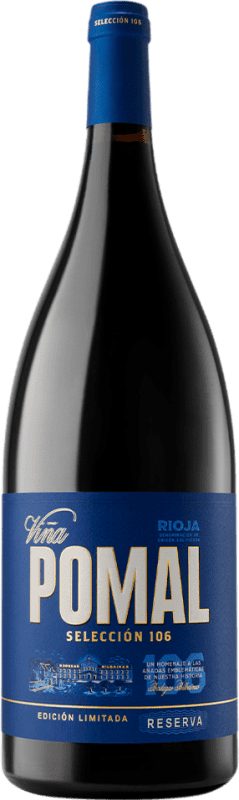 63,95 € Free Shipping | Red wine Bodegas Bilbaínas Viña Pomal 106 Barricas Reserve D.O.Ca. Rioja Magnum Bottle 1,5 L