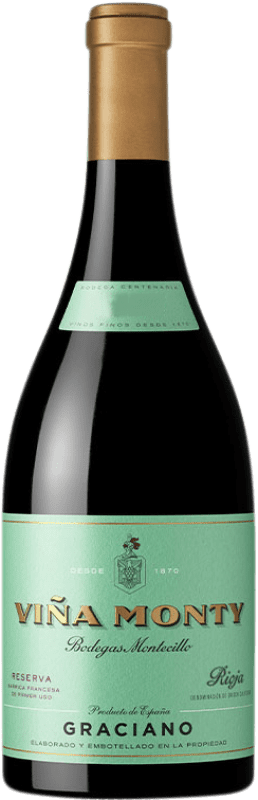 Free Shipping | Red wine Montecillo Viña Monty Reserve D.O.Ca. Rioja The Rioja Spain Graciano 75 cl