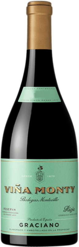 Бесплатная доставка | Красное вино Montecillo Viña Monty Резерв D.O.Ca. Rioja Ла-Риоха Испания Graciano 75 cl