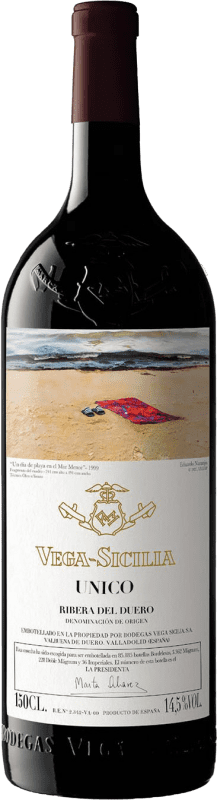 899,95 € 免费送货 | 红酒 Vega Sicilia Único 大储备 D.O. Ribera del Duero 瓶子 Magnum 1,5 L