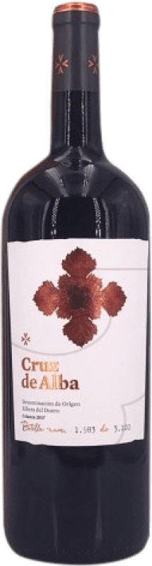 58,95 € Free Shipping | Red wine Cruz de Alba Aged D.O. Ribera del Duero Magnum Bottle 1,5 L