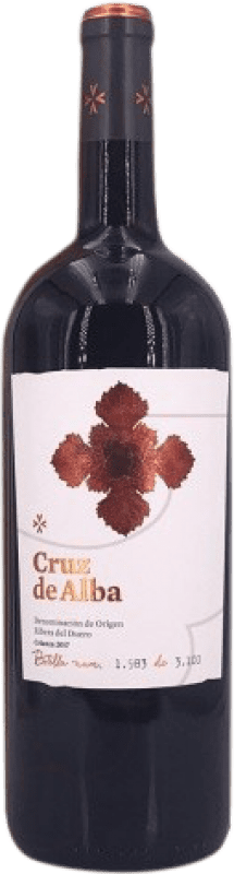 Бесплатная доставка | Красное вино Cruz de Alba Crianza — Крианса D.O. Ribera del Duero Кастилия-Леон Испания Tempranillo — Темпранильо Бутылка Магнум 1,5 L