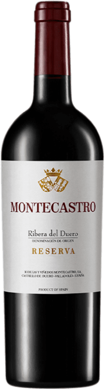 38,95 € Бесплатная доставка | Красное вино Montecastro Резерв D.O. Ribera del Duero