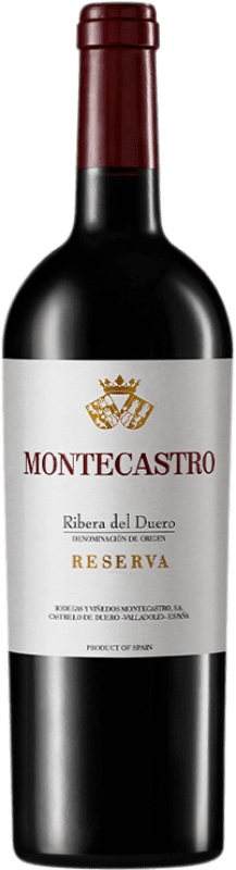 29,95 € | 红酒 Montecastro 预订 D.O. Ribera del Duero 卡斯蒂利亚莱昂 西班牙 75 cl