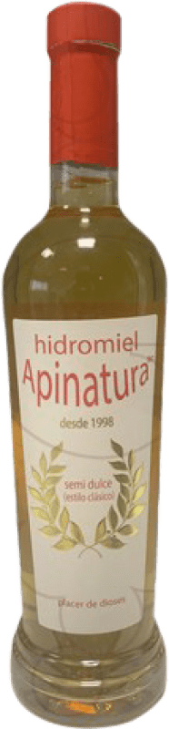 Envio grátis | Licores Apinatura Hidromiel Semi-seco Semi-doce Espanha Garrafa Medium 50 cl