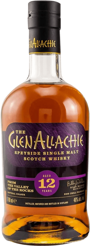 Envoi gratuit | Single Malt Whisky Glenallachie Speyside Royaume-Uni 12 Ans 70 cl