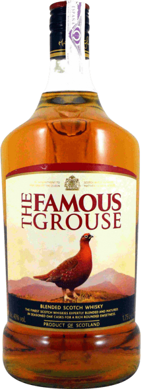 28,95 € | Blended Whisky Glenturret Famous Grouse Großbritannien Spezielle Flasche 1,75 L