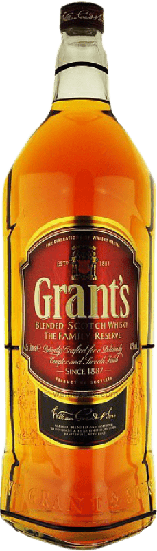 54,95 € | 威士忌混合 Grant & Sons Grant's 英国 瓶子 Jéroboam-双Magnum 3 L