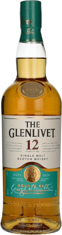 Envoi gratuit | Single Malt Whisky Glenlivet Ecosse Royaume-Uni 12 Ans 70 cl