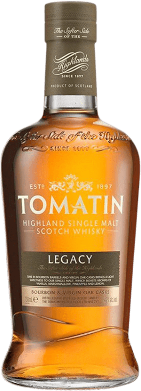 35,95 € | 威士忌单一麦芽威士忌 Tomatin Legacy 高地 英国 70 cl