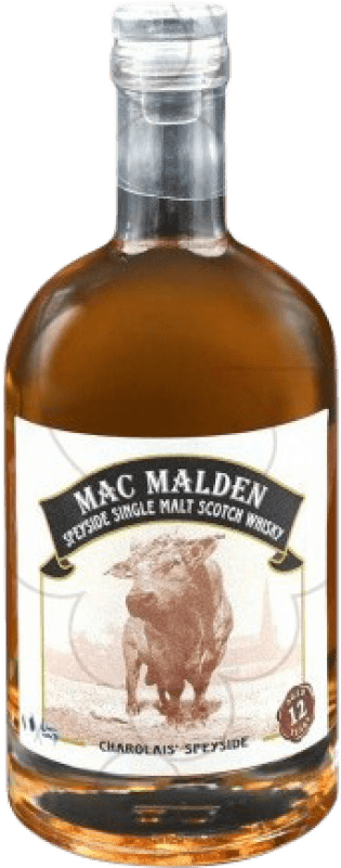Бесплатная доставка | Купажированный виски Mac Malden Charolais Резерва Объединенное Королевство Средняя бутылка 50 cl