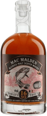 Free Shipping | Whisky Blended Mac Malden Morvan's Trout Reserve United Kingdom 16 Years Medium Bottle 50 cl