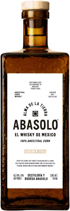 Envío gratis | Whisky Blended Abasolo Ancestral Corn Reserva México 70 cl