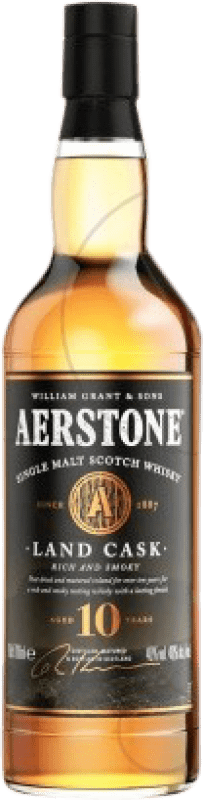 Envoi gratuit | Single Malt Whisky Aerstone Land Cask Lowlands Royaume-Uni 10 Ans 70 cl