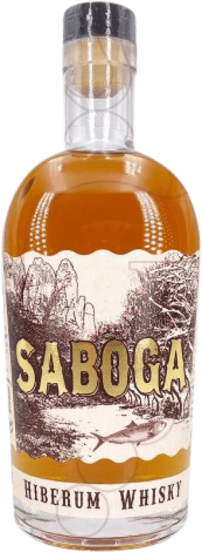 Бесплатная доставка | Виски смешанные Saboga Hiberum Premium Резерв Испания 70 cl