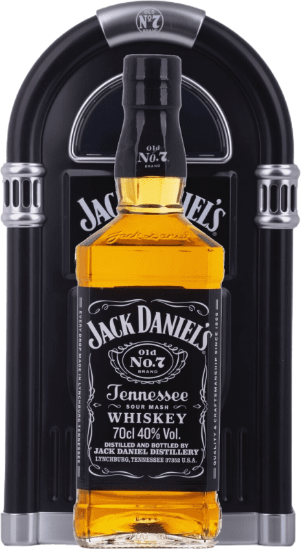 Free Shipping | Whisky Bourbon Jack Daniel's Old No.7 Jukebox Radio Case Special Edition United States 70 cl