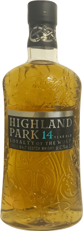 58,95 € | Виски из одного солода Highland Park Loyalty of the Wolf горная местность Объединенное Королевство 14 Лет 1 L