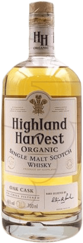 Envoi gratuit | Single Malt Whisky Highland Harvest Oak Cask Organic Highlands Royaume-Uni 70 cl