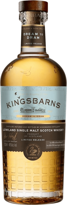 Kostenloser Versand | Single Malt Whisky Kingsbarns Dream to Dram Tiefland Großbritannien 70 cl