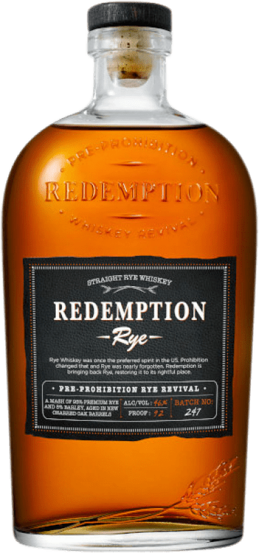 Envoi gratuit | Whisky Blend Redemption Rye Réserve États Unis 70 cl