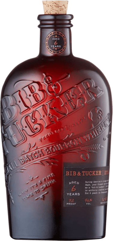 Envío gratis | Whisky Blended Bib & Tucker Reserva Estados Unidos 6 Años 70 cl