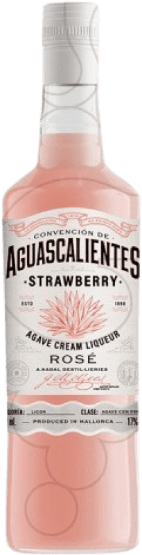 12,95 € | Creme de Licor Antonio Nadal Aguascalientes Strawberry Rosé Espanha 70 cl