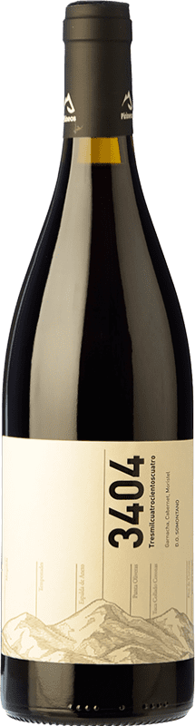 11,95 € | Red wine Pirineos 3404 Young D.O. Somontano Aragon Spain Grenache, Cabernet Sauvignon, Moristel Magnum Bottle 1,5 L