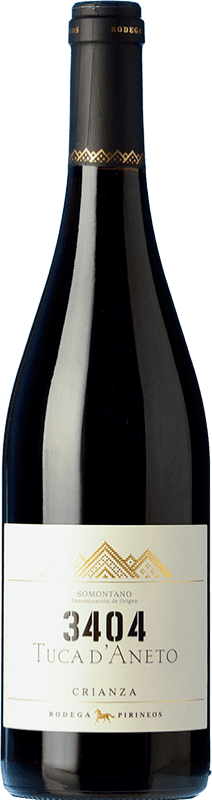 8,95 € Free Shipping | Red wine Pirineos 3404 Tuca d'Aneto Aged D.O. Somontano