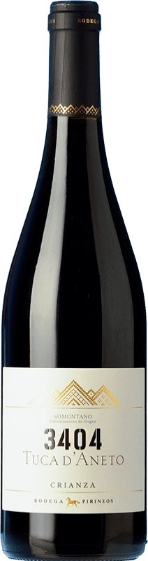 9,95 € | Red Wine Pirineos 3404 Tuca d'Aneto Crianza — Aged D.O. Somontano Aragon Spain Merlot, Cabernet Sauvignon, Moristel 75 cl