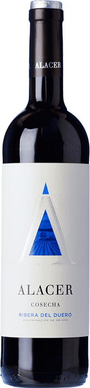 16,95 € 免费送货 | 红酒 Bodegas Riojanas Alacer 年轻的 D.O. Ribera del Duero