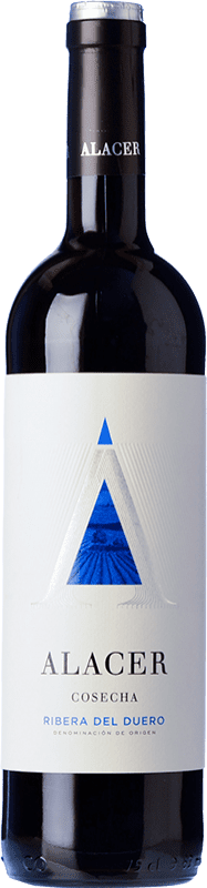 8,95 € | Red wine Bodegas Riojanas Alacer Young D.O. Ribera del Duero Castilla y León Spain Tempranillo Bottle 75 cl