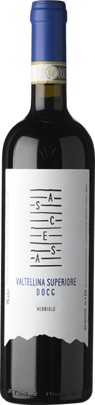 19,95 € | Red wine Ascesa D.O.C. Valtellina Rosso Lombardia Italy Nebbiolo 75 cl