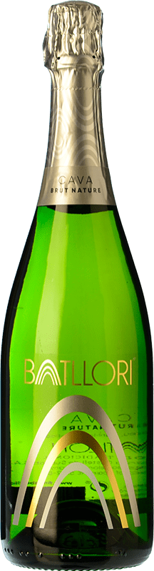 Бесплатная доставка | Белое игристое вино Finca Batllori Brut Nature — Брют Натюр D.O. Cava Каталония Испания Macabeo — Макабео, Xarel·lo — Шарелло, Parellada — Парельяда 75 cl