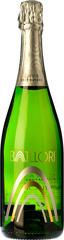 Envoi gratuit | Blanc mousseux Finca Batllori Brut Nature D.O. Cava Catalogne Espagne Macabeo, Xarel·lo, Parellada 75 cl