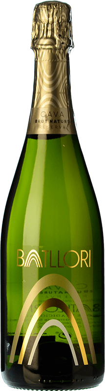 Envoi gratuit | Blanc mousseux Finca Batllori Brut Nature Réserve D.O. Cava Catalogne Espagne Macabeo, Xarel·lo, Parellada 75 cl