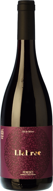 免费送货 | 红酒 Bergonyó i Durall Llebrec D.O. Penedès 加泰罗尼亚 西班牙 Tempranillo 75 cl