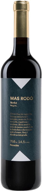 Бесплатная доставка | Красное вино Mas Rodó D.O. Penedès Каталония Испания Merlot 75 cl