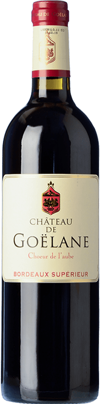 Free Shipping | Red wine Château de Goëlane Chœur de l'Aube A.O.C. Bordeaux Supérieur Bordeaux France Merlot, Cabernet Sauvignon 75 cl