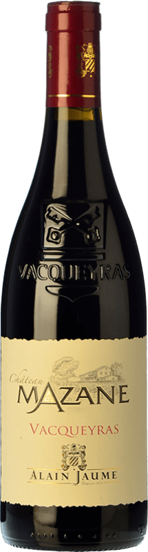 免费送货 | 红酒 Alain Jaume Château Mazane A.O.C. Vacqueyras 罗纳 法国 Syrah, Grenache, Monastrell 75 cl