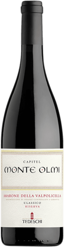 92,95 € | Красное вино Tedeschi Capitel Monte Olmi D.O.C.G. Amarone della Valpolicella Италия Corvina, Rondinella, Corvinone 75 cl